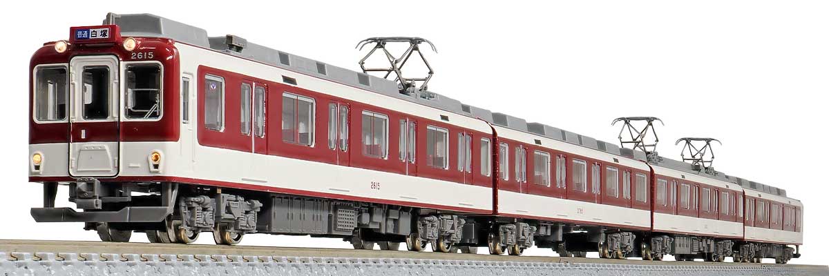 50771＞近鉄2610系（分散キセ・未更新車・旧塗装）4両編成セット（動力付き）｜Nゲージ車両（完成品モデル）｜Nゲージ鉄道模型のグリーンマックス