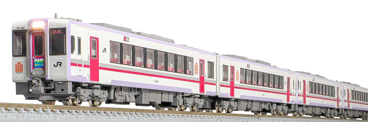 ＜50780＞JRキハ110形・111／112形（300番代・秋田リレー号・車番選択式）5両編成セット（動力付き）