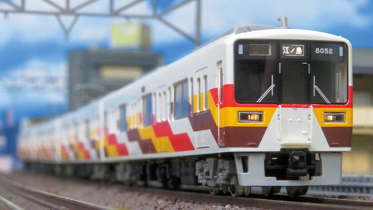 ＜50782＞小田急8000形（イベントカー）増結4両編成セット（動力無し）