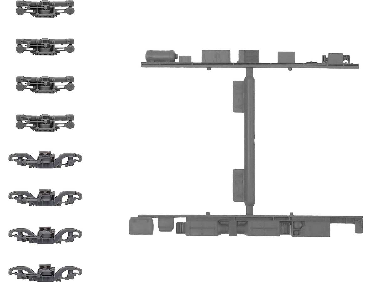 ＜8532＞動力台車枠・床下機器セット A-43（FS510／FS340＋4076BM）