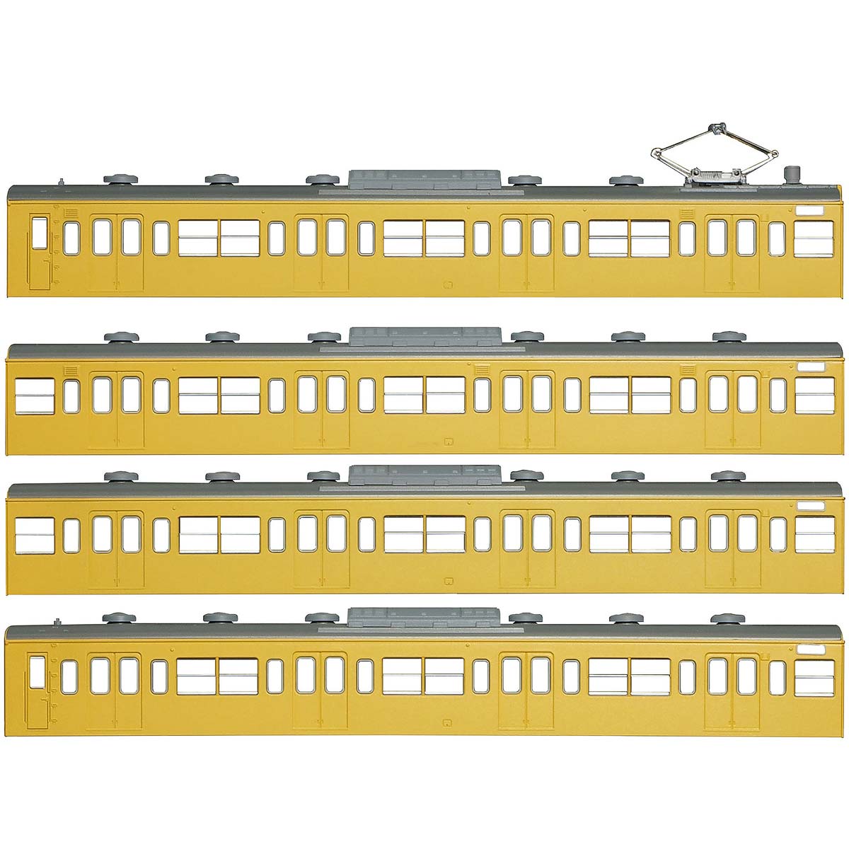 18014＞国鉄（JR）103系＜低運・非ユニット窓・冷改車・カナリア