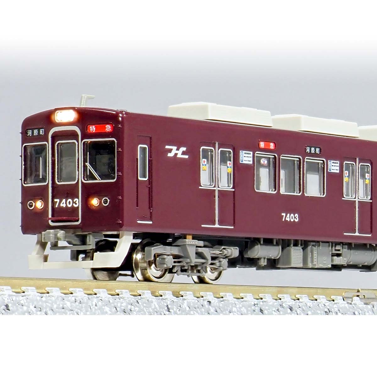 グリーンマックス30140 30141 阪急7000系7000F旧塗装8両セット - 鉄道模型