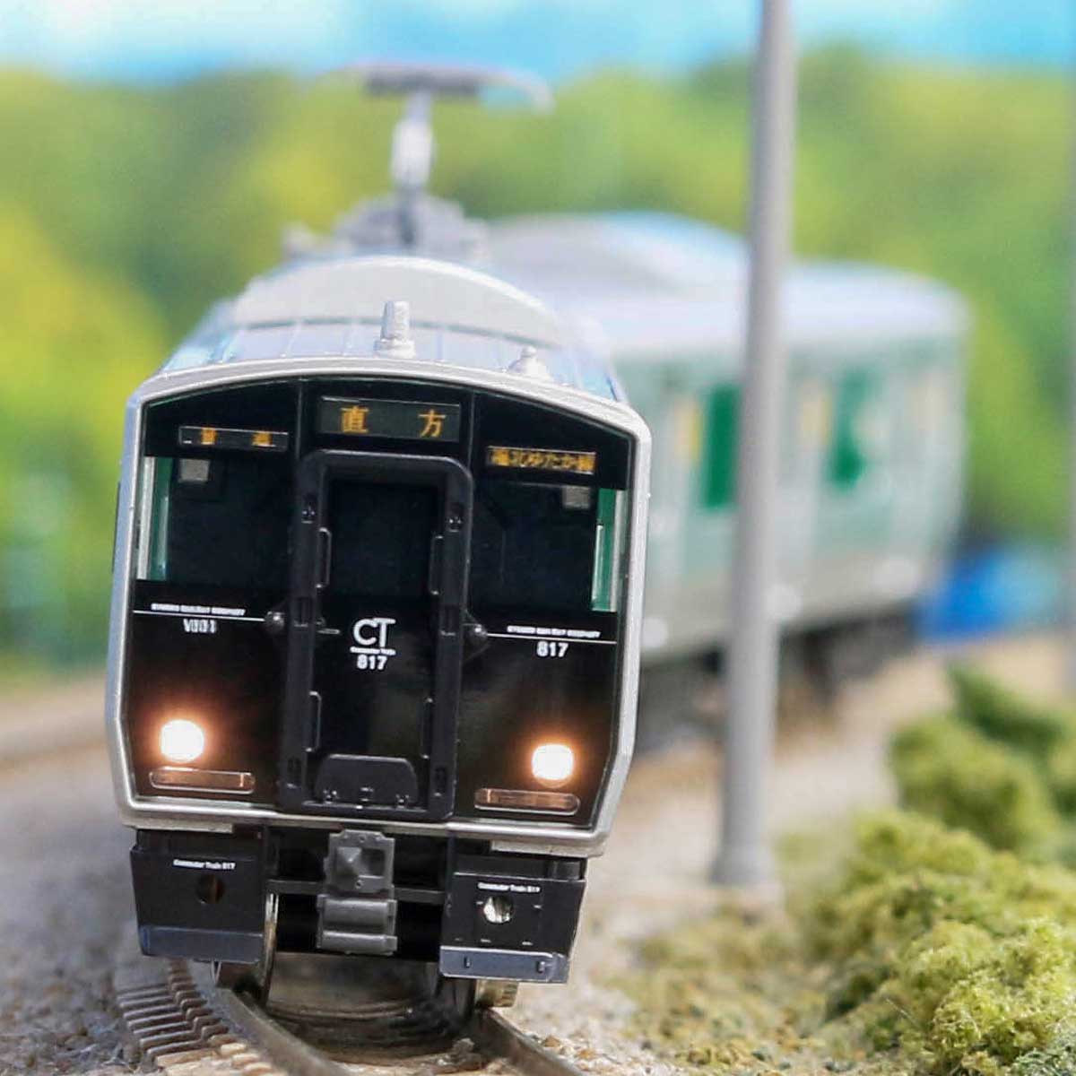 人気商品！】 グリーンマックス 2両セット JR九州817系0番台 鉄道模型 