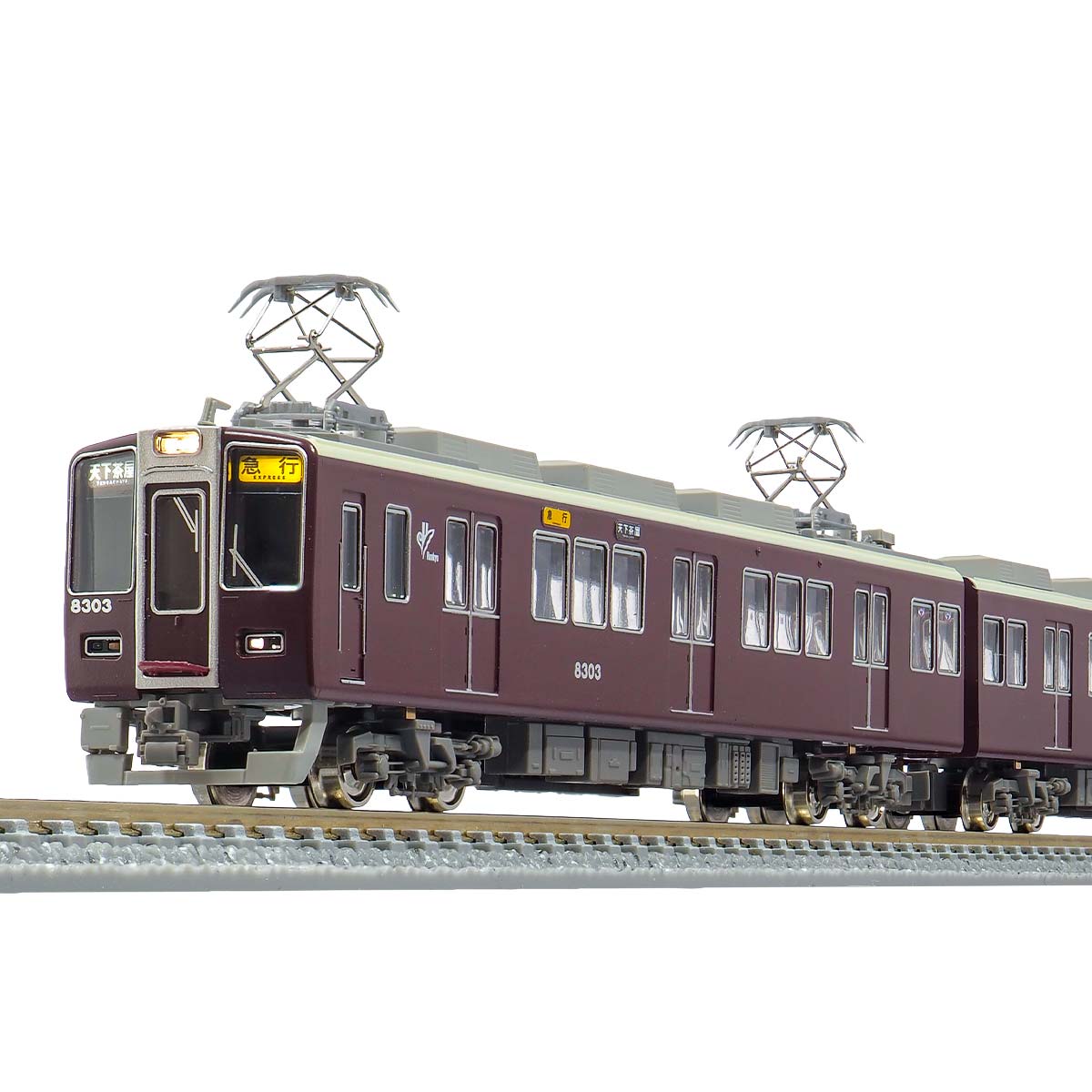 グリーンマックス 阪急8300系（2次車・8303編成・白ライト）8両編成セットグリーンマックス
