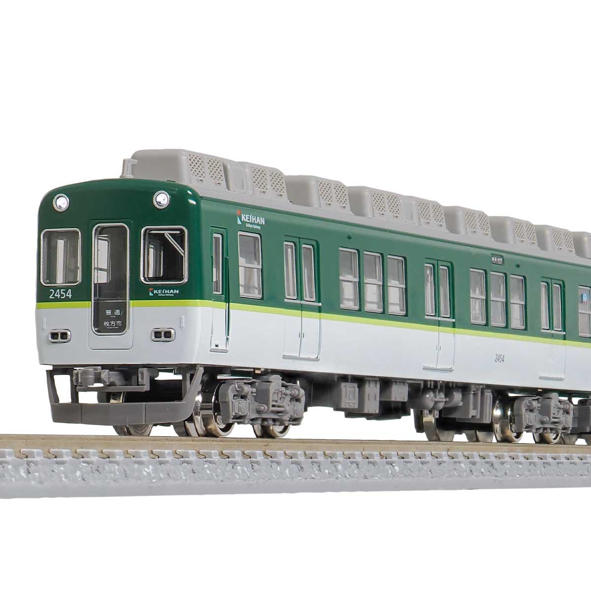 31841＞京阪2400系（2次車・2454編成・新塗装）7両編成セット（動力付き）｜Nゲージ車両（完成品モデル）｜Nゲージ鉄道模型のグリーンマックス