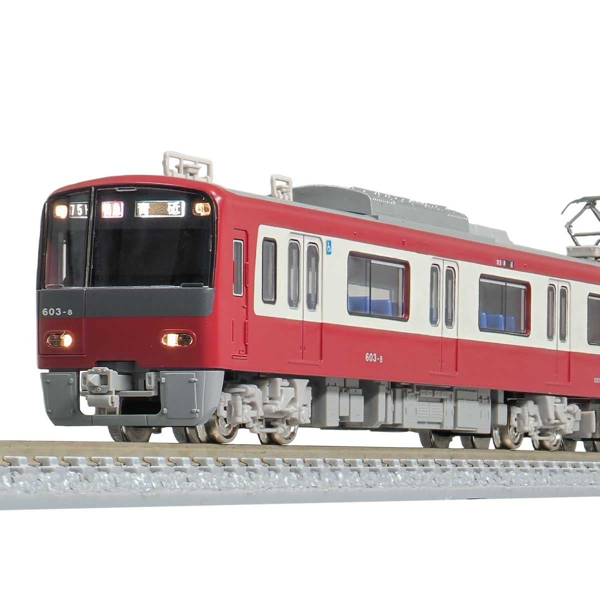 31843＞京急600形（登場時）8両編成セット（動力付き）｜Nゲージ車両（完成品モデル）｜Nゲージ鉄道模型のグリーンマックス