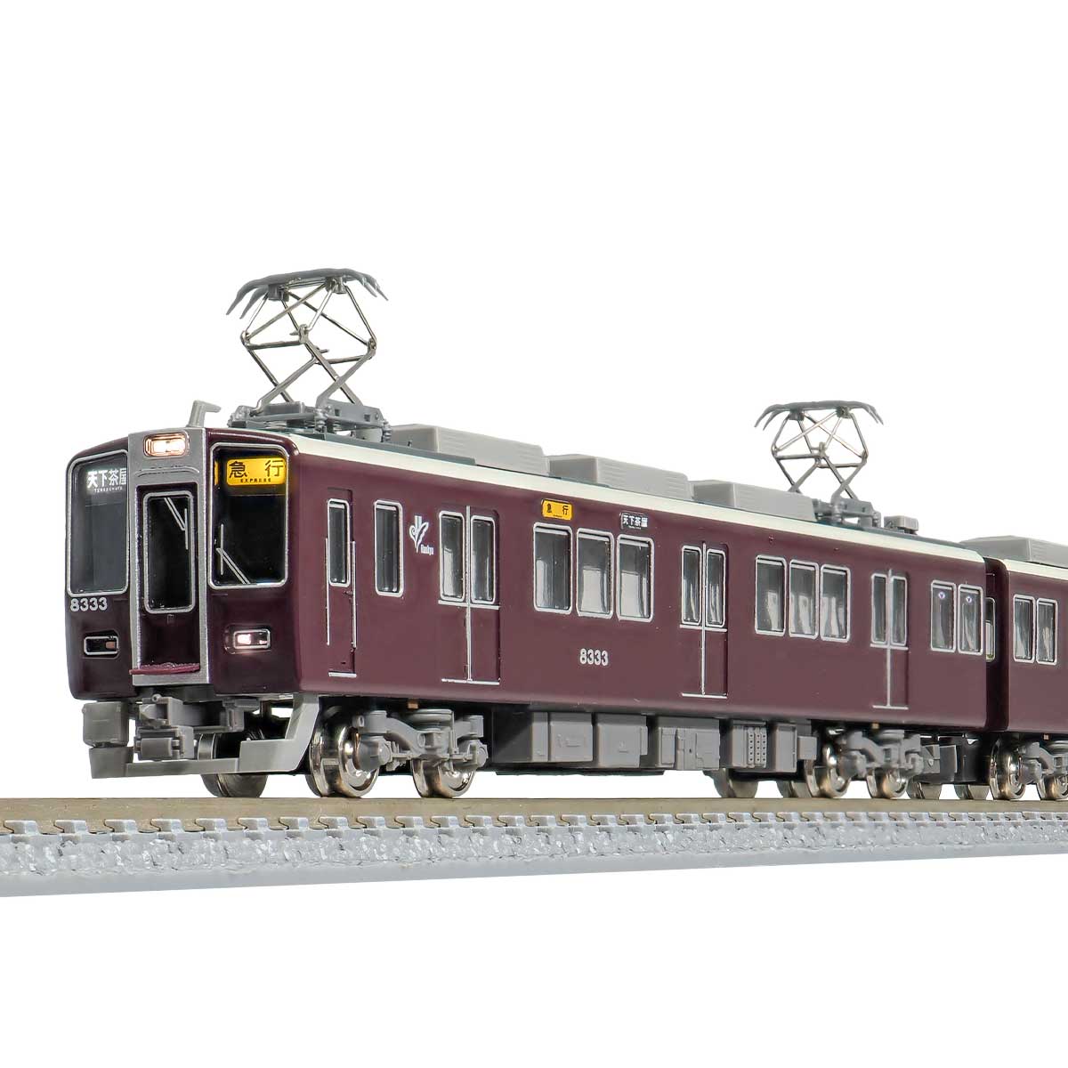 31881＞阪急8300系（2次車・8333編成・旧塗装）増結用先頭車2両セット（動力無し）｜Nゲージ車両（完成品モデル）｜Nゲージ鉄道模型の グリーンマックス