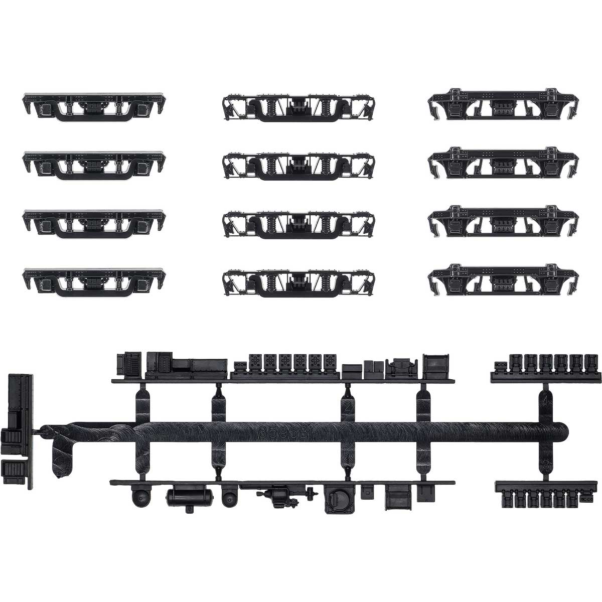 8521＞動力台車枠・床下機器セット A-35 （DT10／11／12＋8596BМ