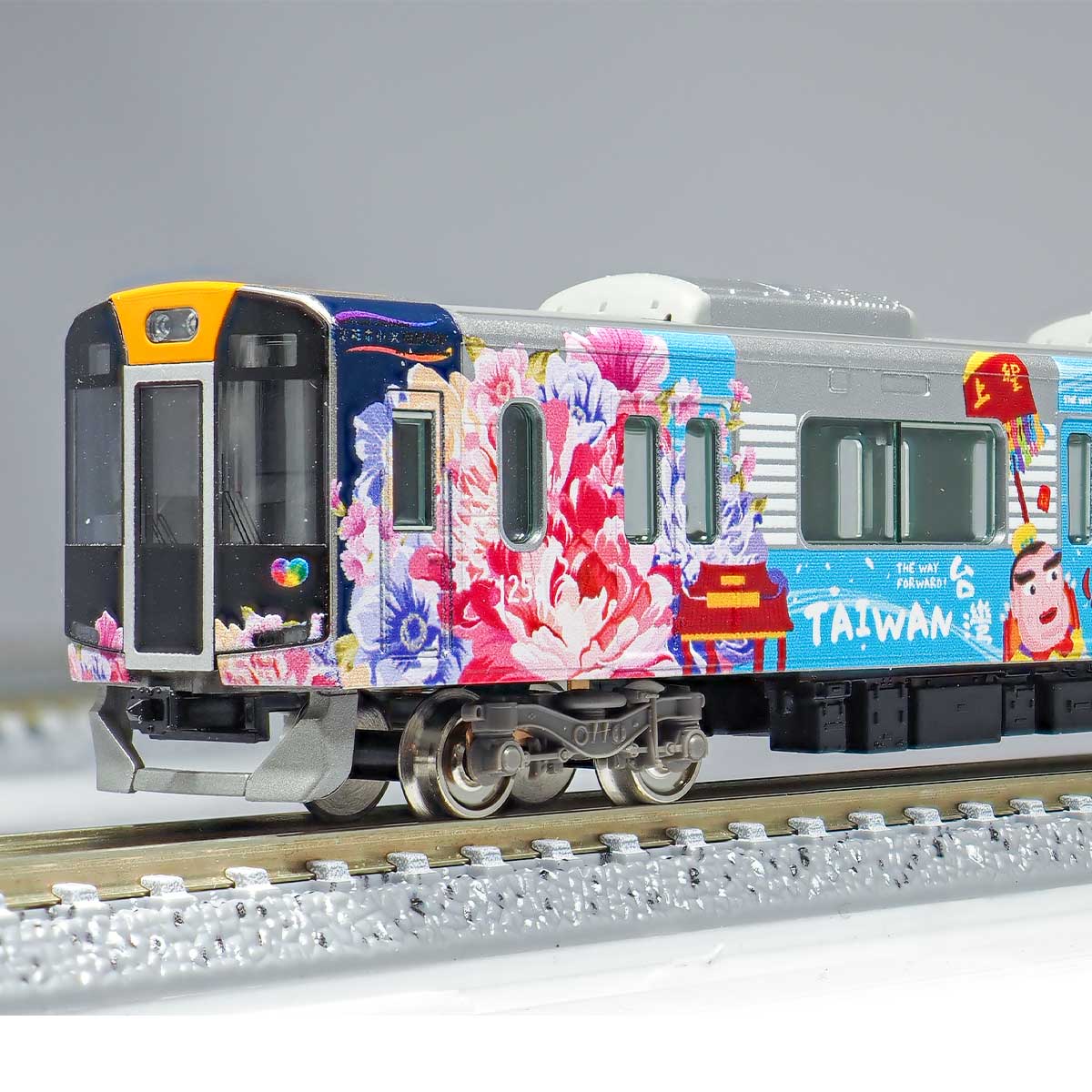 50676＞阪神1000系（桃園メトロ連携記念ラッピング列車）の先頭車試作品｜試作品情報｜Nゲージ鉄道模型のグリーンマックス