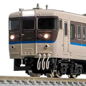 JR113系7000番台（40N体質改善車・ホシF5編成・黒色スカート）基本4両編成セット（動力付き）